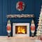 Haute Decor 3ft. Red & Black Christmas Nutcracker